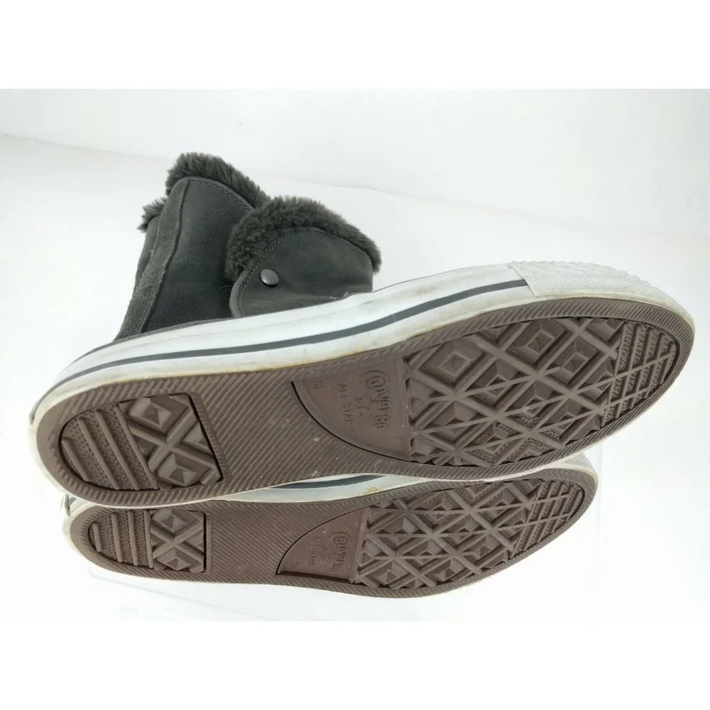 Kid's Converse CT Bev Boots High 626054C Gray/Charcoal Brand Size Juniors 5.5